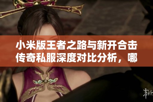 小米版王者之路与新开合击传奇私服深度对比分析，哪个更值得玩家追捧