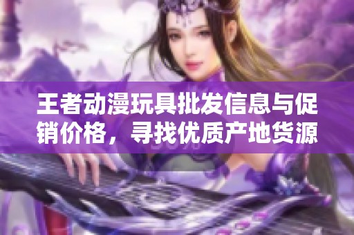 王者动漫玩具批发信息与促销价格，寻找优质产地货源的最佳选择