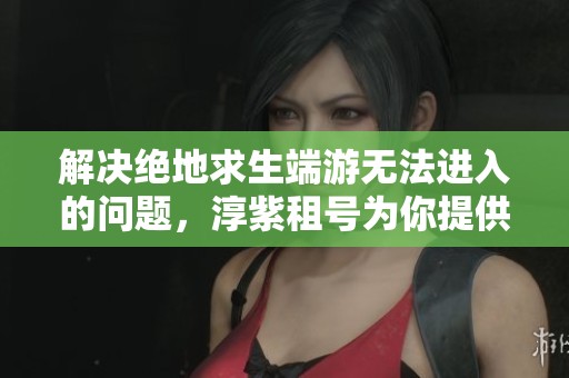 解决绝地求生端游无法进入的问题，淳紫租号为你提供最佳方案和建议