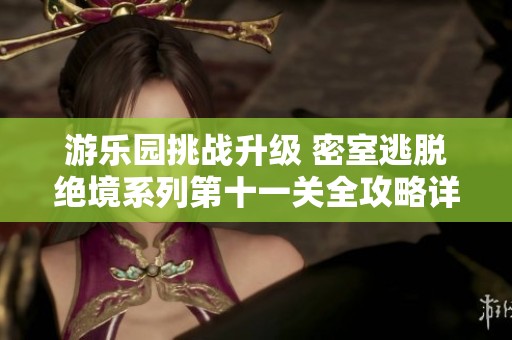游乐园挑战升级 密室逃脱绝境系列第十一关全攻略详解与图文指导