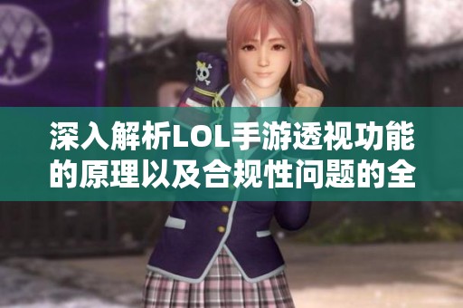 深入解析LOL手游透视功能的原理以及合规性问题的全面探讨与研究