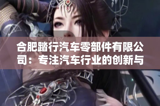 合肥踏行汽车零部件有限公司：专注汽车行业的创新与发展