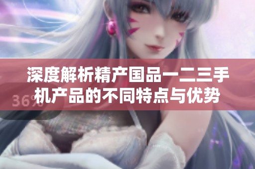 深度解析精产国品一二三手机产品的不同特点与优势