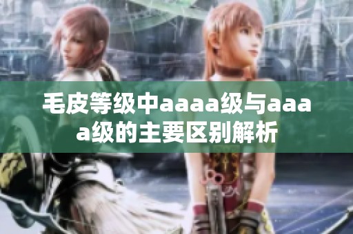 毛皮等级中aaaa级与aaaa级的主要区别解析