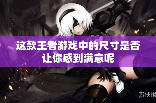 这款王者游戏中的尺寸是否让你感到满意呢