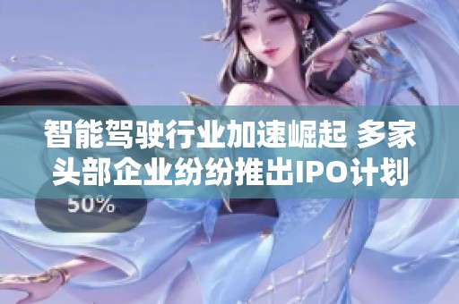 智能驾驶行业加速崛起 多家头部企业纷纷推出IPO计划