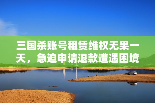 三国杀账号租赁维权无果一天，急迫申请退款遭遇困境