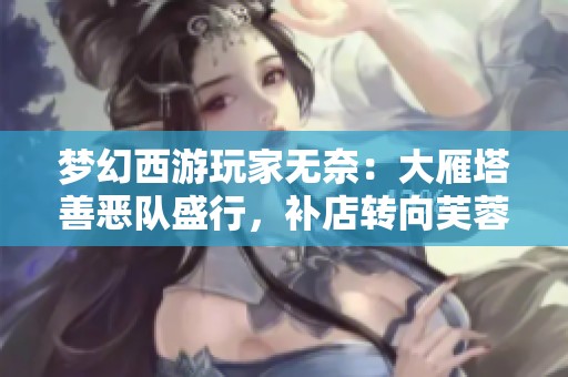 梦幻西游玩家无奈：大雁塔善恶队盛行，补店转向芙蓉园调整策略