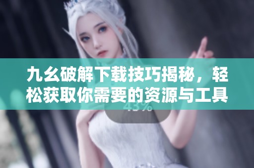 九幺破解下载技巧揭秘，轻松获取你需要的资源与工具