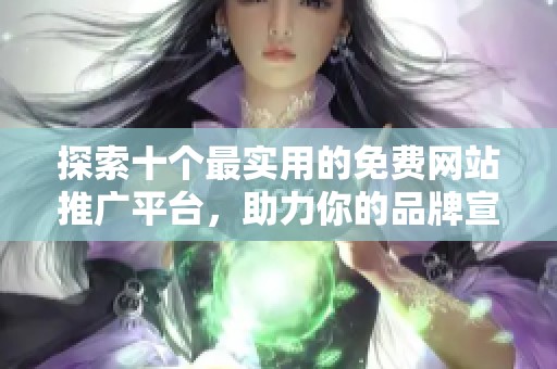 探索十个最实用的免费网站推广平台，助力你的品牌宣传