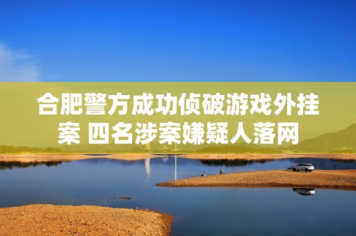 合肥警方成功侦破游戏外挂案 四名涉案嫌疑人落网
