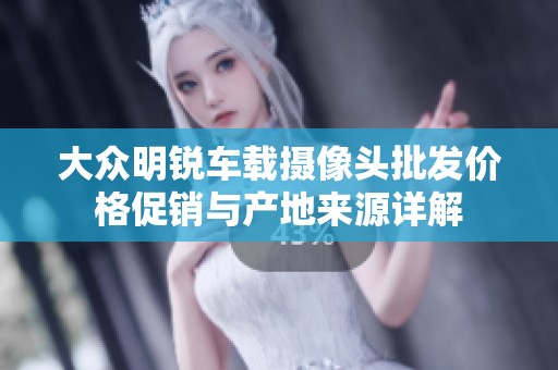 大众明锐车载摄像头批发价格促销与产地来源详解