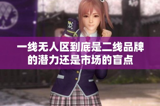 一线无人区到底是二线品牌的潜力还是市场的盲点