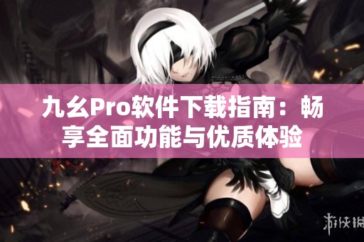 九幺Pro软件下载指南：畅享全面功能与优质体验