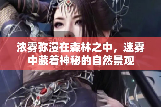 浓雾弥漫在森林之中，迷雾中藏着神秘的自然景观