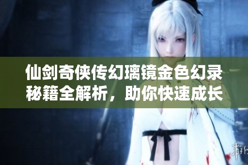 仙剑奇侠传幻璃镜金色幻录秘籍全解析，助你快速成长通关技巧