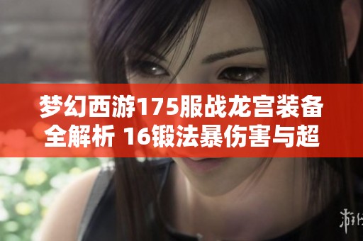 梦幻西游175服战龙宫装备全解析 16锻法暴伤害与超法重惊艳展现