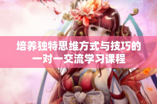 培养独特思维方式与技巧的一对一交流学习课程
