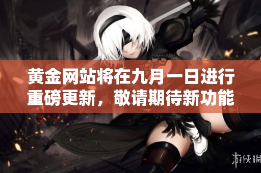 黄金网站将在九月一日进行重磅更新，敬请期待新功能上线
