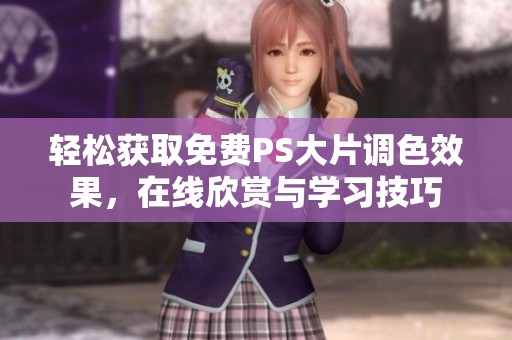轻松获取免费PS大片调色效果，在线欣赏与学习技巧