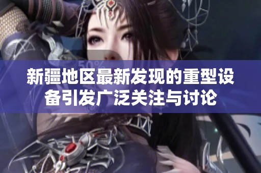 新疆地区最新发现的重型设备引发广泛关注与讨论