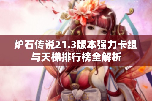 炉石传说21.3版本强力卡组与天梯排行榜全解析