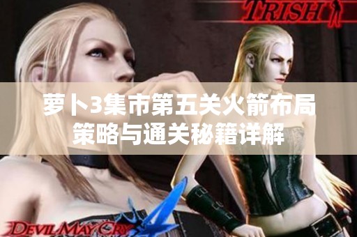 萝卜3集市第五关火箭布局策略与通关秘籍详解