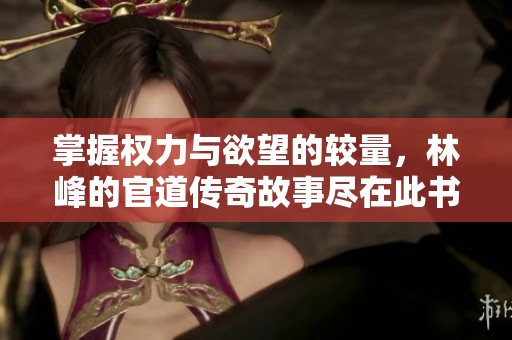 掌握权力与欲望的较量，林峰的官道传奇故事尽在此书之中