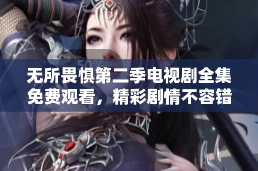 无所畏惧第二季电视剧全集免费观看，精彩剧情不容错过