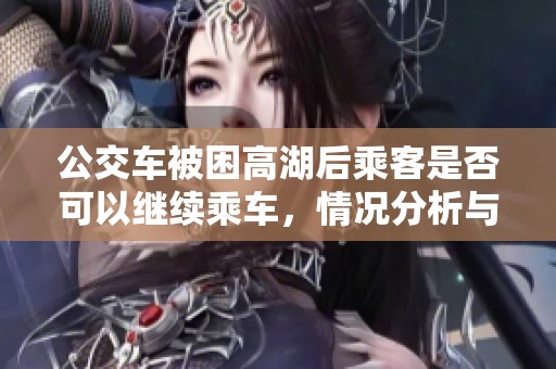 公交车被困高湖后乘客是否可以继续乘车，情况分析与建议宝典