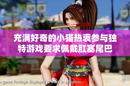 充满好奇的小猫热衷参与独特游戏要求佩戴肛塞尾巴