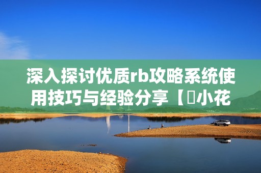 深入探讨优质rb攻略系统使用技巧与经验分享【寀小花】