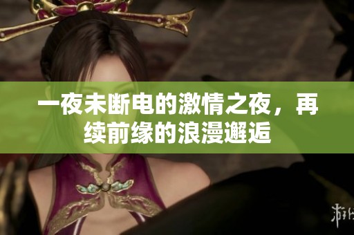 一夜未断电的激情之夜，再续前缘的浪漫邂逅