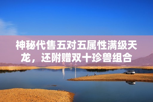神秘代售五对五属性满级天龙，还附赠双十珍兽组合