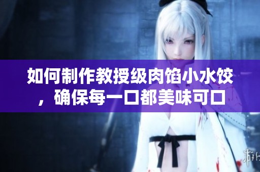 如何制作教授级肉馅小水饺，确保每一口都美味可口