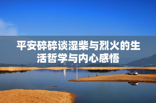 平安碎碎谈湿柴与烈火的生活哲学与内心感悟