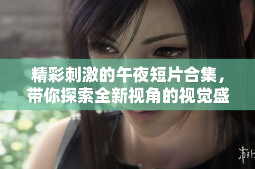 精彩刺激的午夜短片合集，带你探索全新视角的视觉盛宴