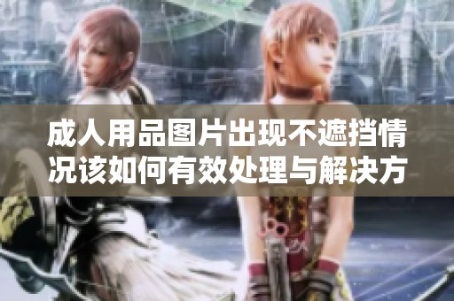 成人用品图片出现不遮挡情况该如何有效处理与解决方法探讨