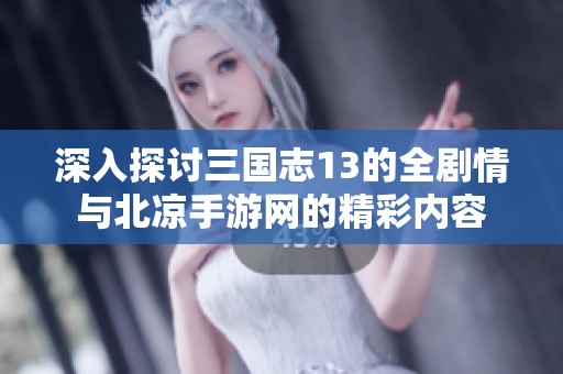 深入探讨三国志13的全剧情与北凉手游网的精彩内容