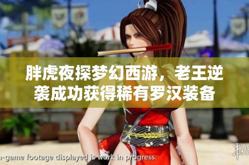 胖虎夜探梦幻西游，老王逆袭成功获得稀有罗汉装备