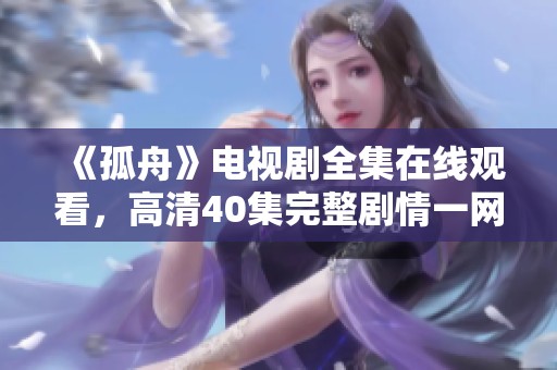《孤舟》电视剧全集在线观看，高清40集完整剧情一网打尽