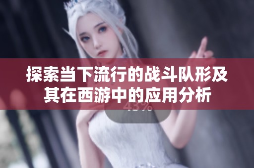 探索当下流行的战斗队形及其在西游中的应用分析