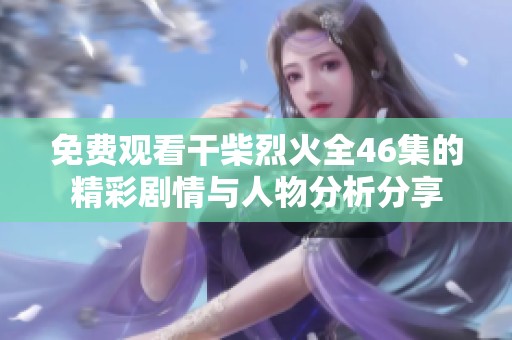 免费观看干柴烈火全46集的精彩剧情与人物分析分享