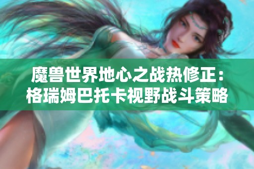 魔兽世界地心之战热修正：格瑞姆巴托卡视野战斗策略调整解析