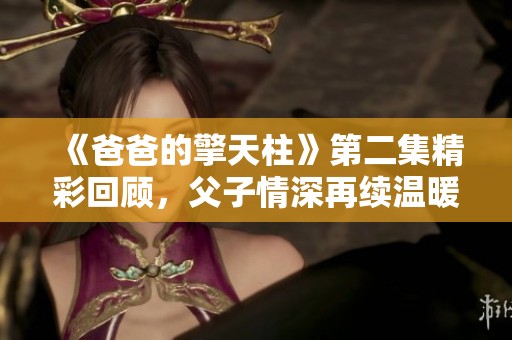 《爸爸的擎天柱》第二集精彩回顾，父子情深再续温暖故事之旅
