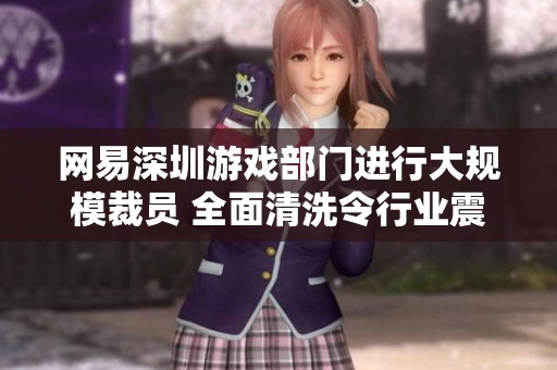 网易深圳游戏部门进行大规模裁员 全面清洗令行业震惊