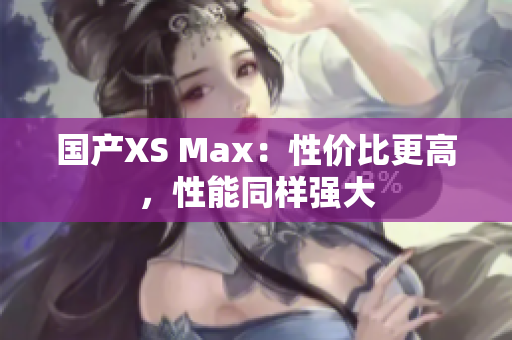 国产XS Max：性价比更高，性能同样强大