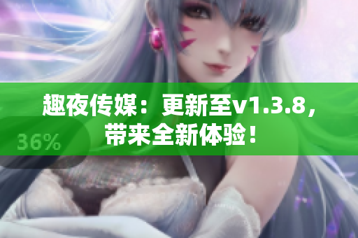 趣夜传媒：更新至v1.3.8，带来全新体验！