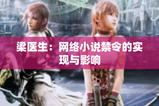 梁医生：网络小说禁令的实现与影响