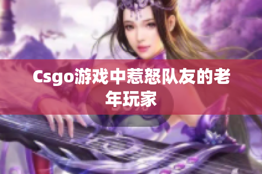 Csgo游戏中惹怒队友的老年玩家